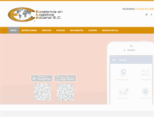 Tablet Screenshot of ela.com.mx